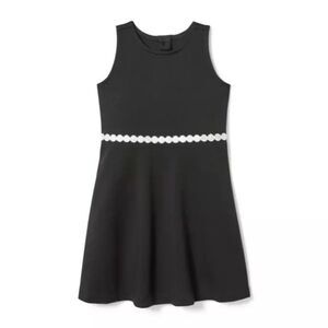 NEW Janie and Jack Black and White A-Line Baby Dress 18-24 months Ponte Dress